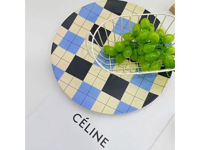 Wholesale Cheap Unbreakable Dishwasher Safe Bamboo Fiber Dinner Plates Reusable Party Plates Kids Plates for Party