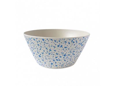 Custom Design Solid Simple Color Handmade Spun Bamboo Fiber Salad Bowl Food-safe Bamboo Soup Bowl