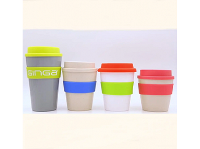 8oz 12oz 14oz 16oz Factory Custom PP Plastic Drinking Cup Reusable Coffee Cup with Silicone Lid and Sleeve