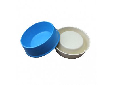 Bamboo fiber pet bowl for feeding dog