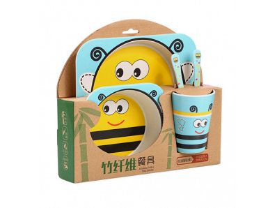 kids dinnerware set reusable baby set