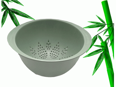 2020 new design eco-friendly bamboo fiber kitchen colander