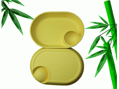 Bamboo fibre outdoor travelling hot plate