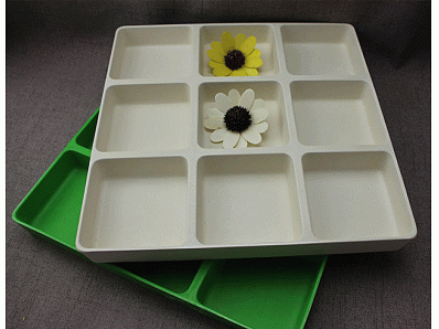 Manufacturers selling fruit bowl japanese bamboo fiber snack plate devided plate