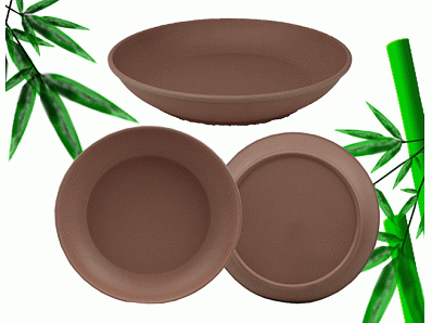 China manufacturer new product eco-friendly bamboo fiber plate