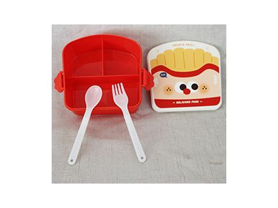 RPET Plastic Bento Lunch Box NEW ODM Design Clear Custom Printed/logo/design Customization lunch box for Kids